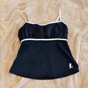 Disney Black and White Tankini Top